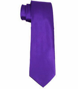 Dark Purple Tie Set