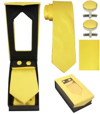 Yellow Tie Set