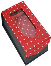 Load image into Gallery viewer, Red with White Polka Dots Tie Set
